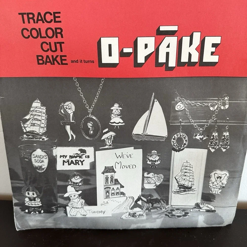 New‎ VTG Shrink Art Shrinky Plastic Crafts Artis Incorporated Original O-Pake